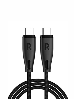 RAVPower 60W USB-C to USB-C Nylon Braided Cable 1.2m