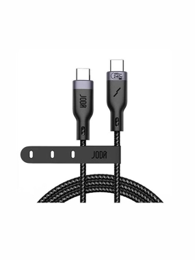 JODA - 240W Type C to Type C Nylon Cable 2m - Black