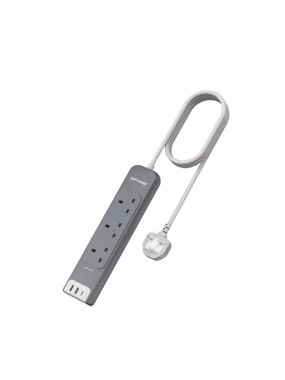 RAVPower 3-Port Power Strip with Type-C and 2 USB Ports, 3m