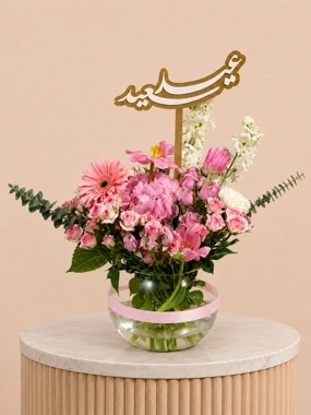Pink rose gift