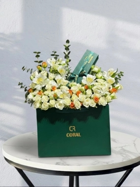 Rosary with a rose arrangement 2