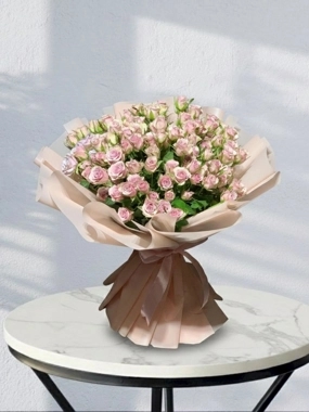 Purity Of Mauve Bouquet