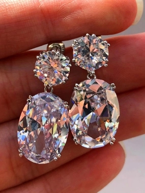 Take Two Embellished Dangle Earrings