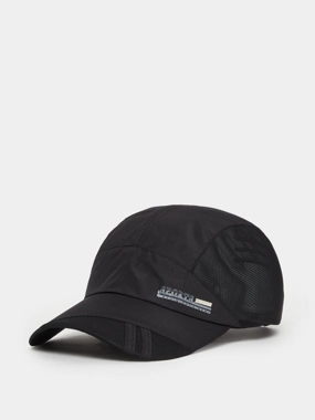 Styli Black Metal Badge Detail Baseball Cap