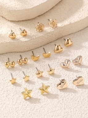 Take Two Set of 10 - Assorted Stud Earrings