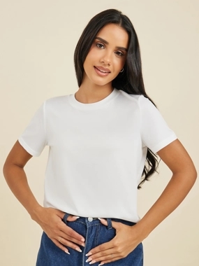 Take Two Regular Fit Basic Round Neck T-Shirt