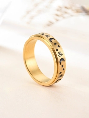 Take Two Celestial Gold Ring