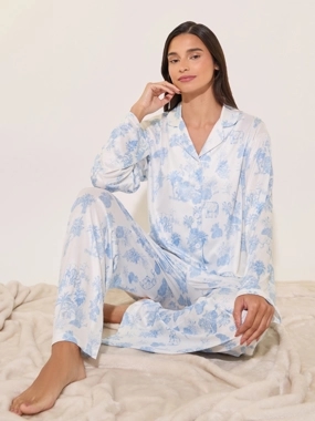 Take Two All-Over Print Shirt and Pyjama Set