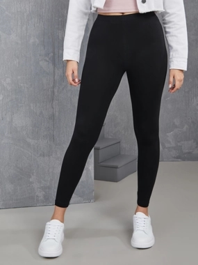 Take Two Elastic Waistband Basic Leggings