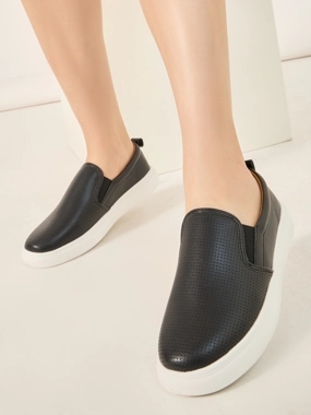 Take Two Solid Slip-On Loafers