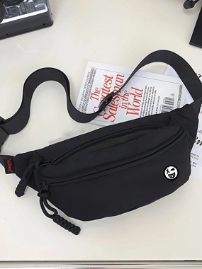 Take Two Solid Zip Closure Crossbody Bag