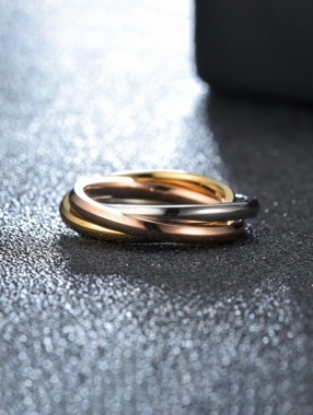Take Two Tri-Color Interlocking Rings