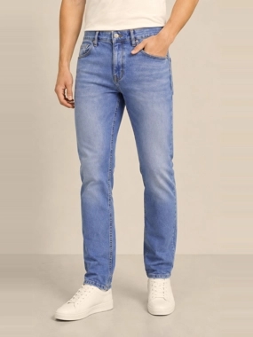FALCON Men Slim Fit Mid Rise Jeans
