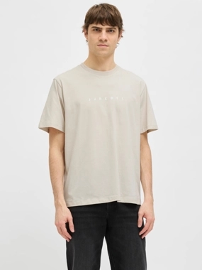 REBEL Round Neck Logo Printed T-Shirt