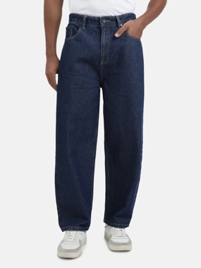 Bene Kleed Men Mid Rise Baggy Fit Pure Cotton Jeans