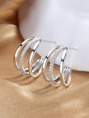 Take Two Triple Hoop Earrings