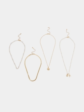 Styli Set of 4 - Assorted Chain Necklace