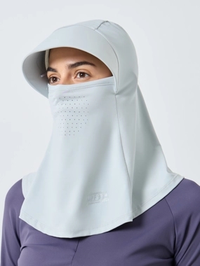 Styli Active UPF Face Cover with Hair Outlet Visor