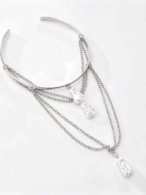 Take Two Faux Pearl Layered Armlet