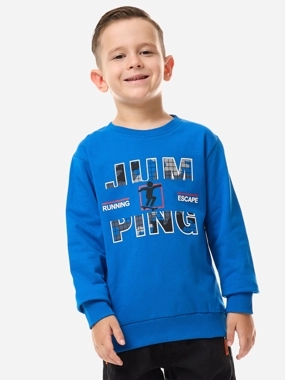Victor and Jane Graphic Print Regular Fit Sweatshirt