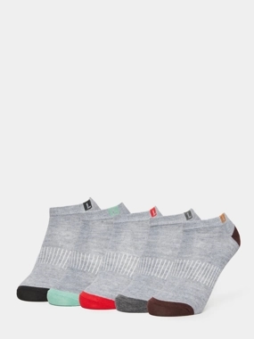 Styli Pack of 5 - Contrast Detail Ankle Socks
