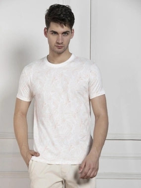 Dennis Lingo Tie and Dyed Print Cotton T-Shirt