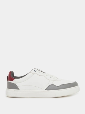 Styli Color Block Low Top Lace-Up Sneakers