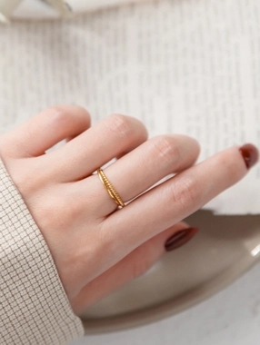 Take Two Set of 2 - Textured Rings