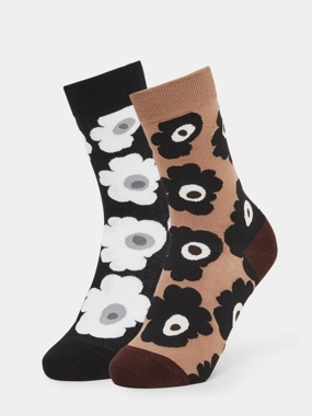 Styli Pack of 2 - Floral Print Socks