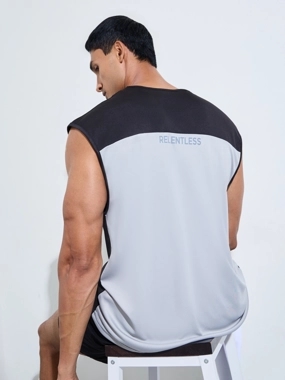 Styli Men Oversized Color Block Tank