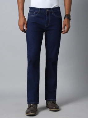 High Star Mid Rise Plain Regular Fit Jeans