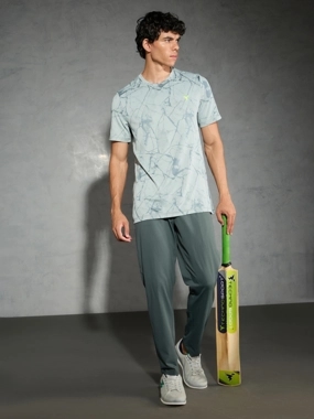 Technosport Men Solid Relaxed Fit Trackpants