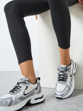 Styli Chunky Sole Lace Up Sneakers