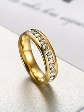 Take Two Embellished Band Ring