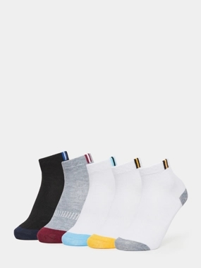 Styli Pack of 5 - Striped Detail Ankle Socks