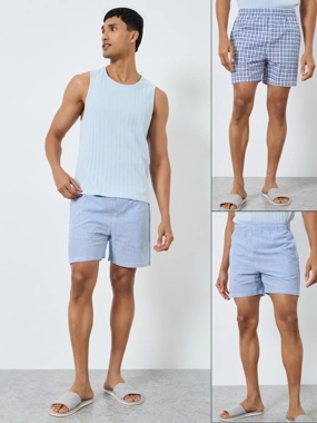 Styli Unwind Pack of 2 - Men Woven Boxers