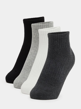 Styli Set of 4 - Ribbed Ankle Socks