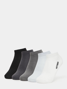 Styli Pack of 5 - Ribbed Cuff Ankle Socks