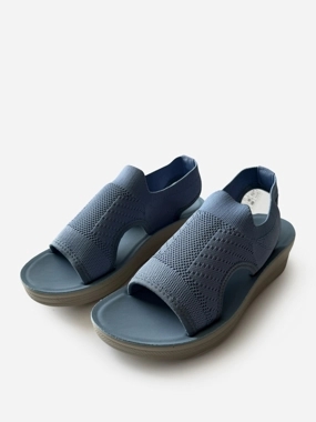 Pedcare Textured Slip-On Comfort Sandals