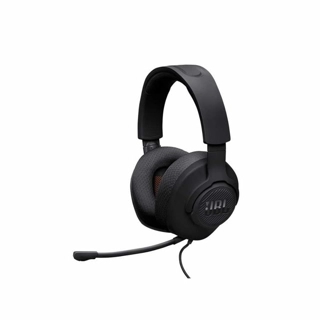 JBL Quantum 100M2 Gaming Headset with Detachable Microphone and Mute Option - Black