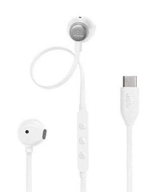 JBL TUNE 305C Type-C Earphones - White