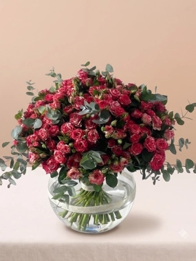 Mix Baby Roses Vase