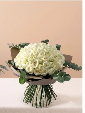 White Roses Bouquet