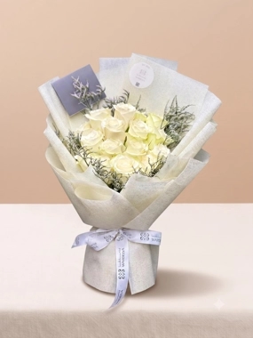 White Roses Bouquet