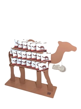 Camel-Shaped Distribution Stand
