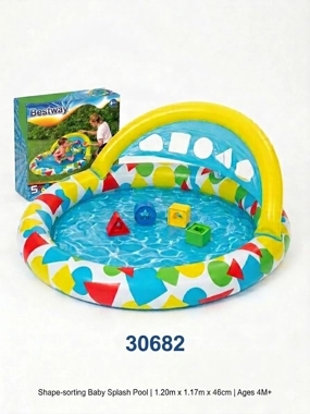Shape-sorting Baby Splash Pool