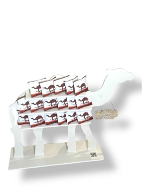 Camel-Shaped Distribution Stand