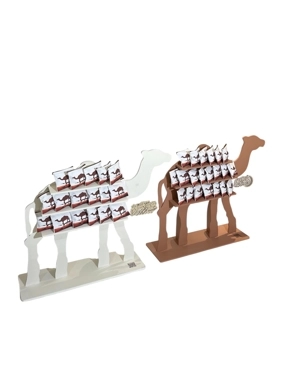 Camel-Shaped Distribution Stand