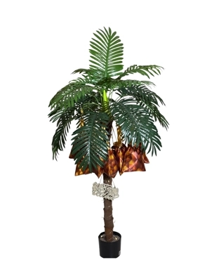 Palm Tree Distribution Stand with Dates Bags medium size