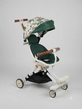 Tropical Forest Green Baby Stroller